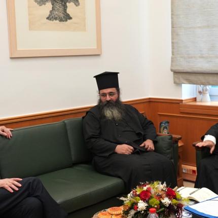 Συνάντηση Περιφερειάρχη Κρήτης με τον Σεβασμιότατο Μητροπολίτη Ιεραπύτνης Σητείας