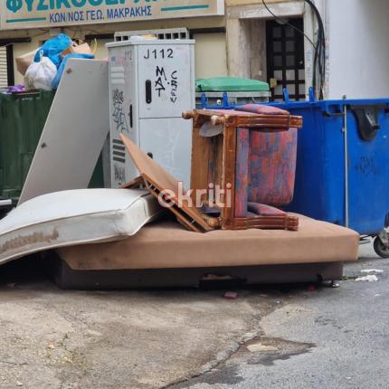 σκουπίδια ηράκλειο οδός διός