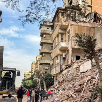 Αίγυπτος κατάρρευση κτιρίου