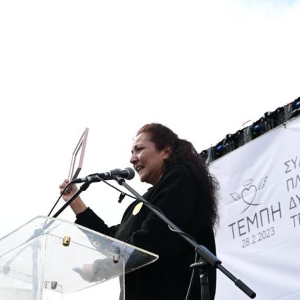 μητέρα Κυριακής Γρίβα - Τέμπη