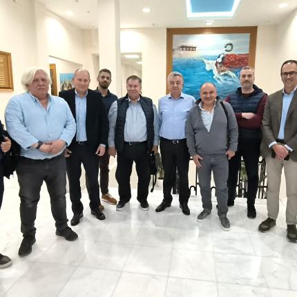 Συνάντηση Περιφερειάρχη Κρήτης με την διοίκηση του Συνδέσμου Ξενοδόχων Κρήτης