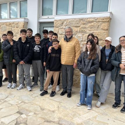 Συνάντηση του Δημάρχου Σητείας με την Περιβαλλοντικής Ομάδας  1ου Γυμνασίου Σητείας