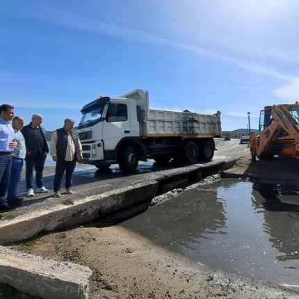 διάνοιξη του καναλιού στις Αλυκές της Ελούντας