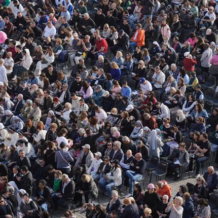 πλήθος πιστών - Βατικανό 