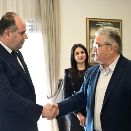 κουτσούμπας πρέσβης παλαιστίνης