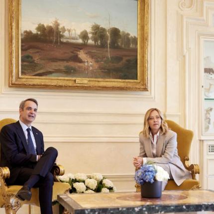 Μελόνι - Μητσοτάκης