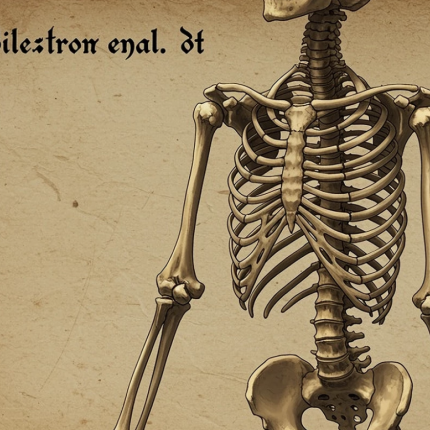 σκελετός, μεσαίωνας, αμεα