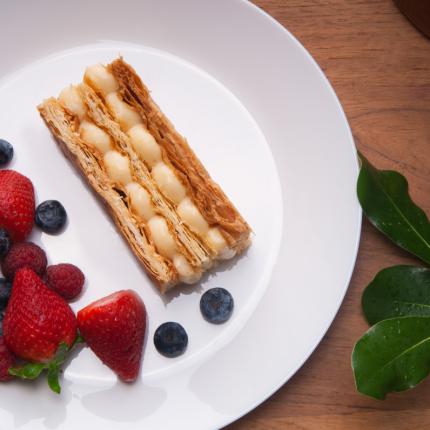 μιλφέιγ, κράκερς, γλυκό