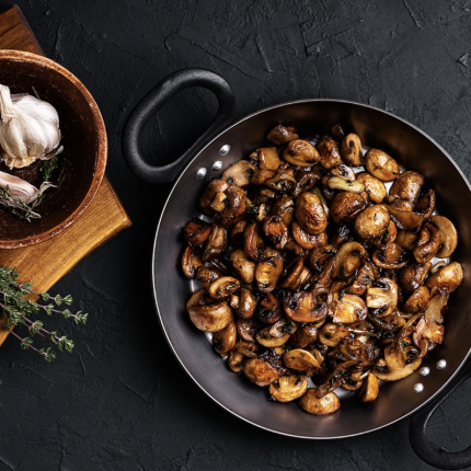 μανιτάρια, σκόρδο