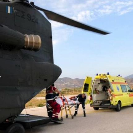 ελικοπτερο πα ασθενοφορο