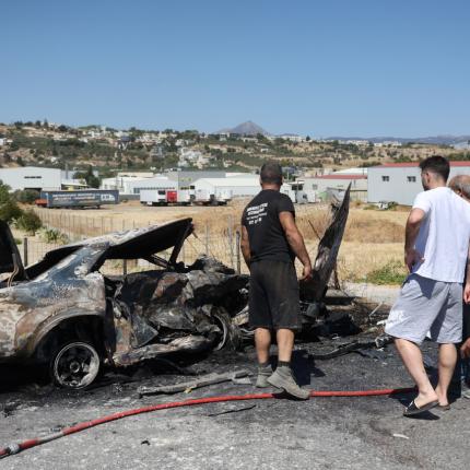 τροχαίο φοινικιά