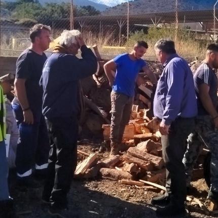 διανομή ξυλείας δήμος αγίου νικολάου