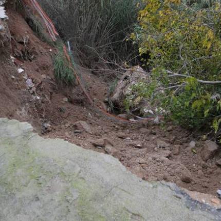 Κατολισθήσεις και καθιζήσεις δρόμων