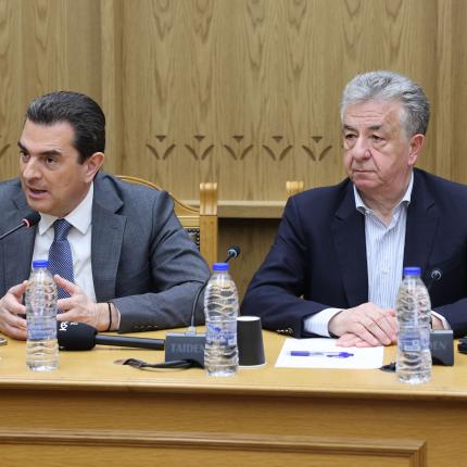 Επίσκεψη Κ. Σκρέκα στην Περιφέρεια Κρήτης
