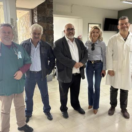 Επίσκεψη της ΔΗΜ.Τ.Ο. ΜΙΝΩΑ ΠΕΔΙΑΔΟΣ της ΝΔ στο κέντρο υγείας Καστελλίου