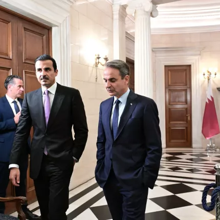 Μητσοτάκης - Εμίρης του Κατάρ