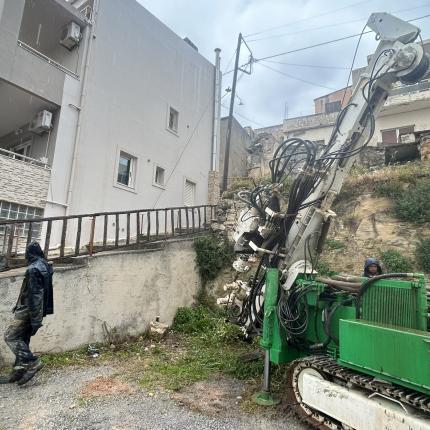 Ολοκληρώθηκαν οι γεωτρήσεις για τη γεωτεχνική έρευνα στον οικισμό των Βουτών