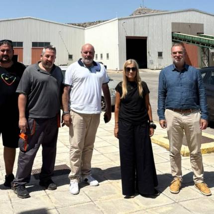 Επίσκεψη της Σέβης Βολουδάκη στις εγκαταστάσεις της ΔΕΔΙΣΑ
