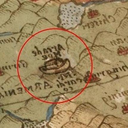 κιβωτός του νώε χάρτης