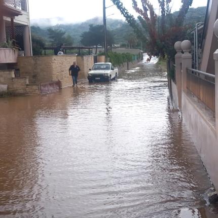 Κακοκαιρία στον Δήμο Μινώα Πεδιάδας