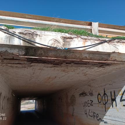 γεφυρακι εθνικης βαθειανος καμπος