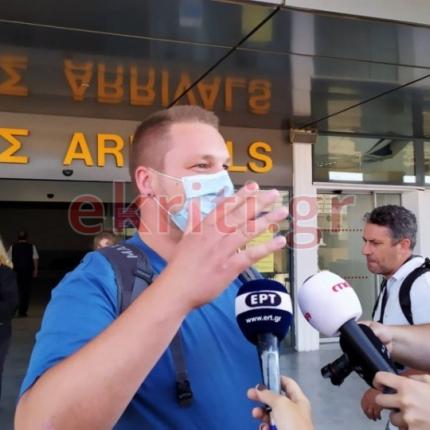 Ενθουσιασμένοι με το ταξίδι τους στην Κρήτη δήλωσαν οι τουρίστες