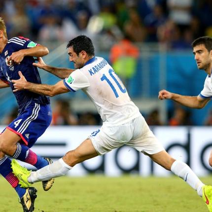 Ηρωική ισοπαλία της Ελλάδας, με Ιαπωνία 0-0