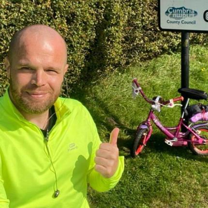 320 χιλιόμετρα με παιδικό ποδήλατο