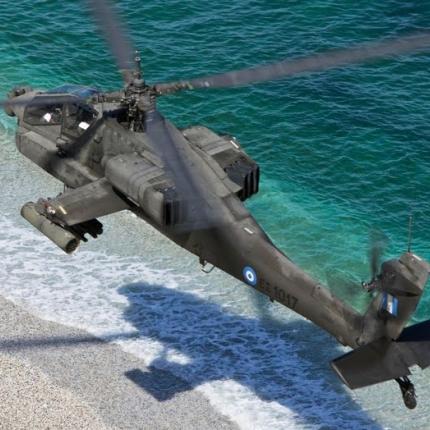 Επιθετικό ελικόπτερο ΑΗ-64Α Apache της Αεροπορίας Στρατού.