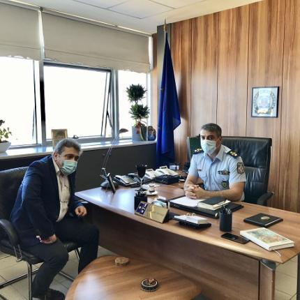 Με τον Αστυνομικό Διευθυντή συναντήθηκε ο Νίκος Ηγουμενίδης