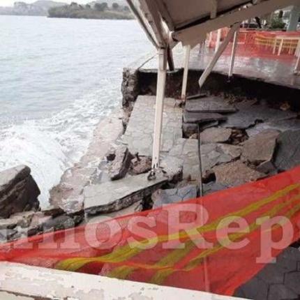 Καταστροφές στη Λήμνο από τους θυελλώδεις ανέμους και τα κύματα.jpg