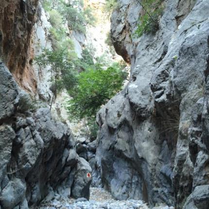 Πεζοπορία στο φαράγγι της Κριτσάς