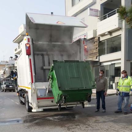 καδοι απορριμματα πλυση