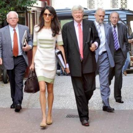 Ολοκληρώθηκε η συνάντηση του Αντ. Σαμαρά με την Άμαλ Αλαμουντίν