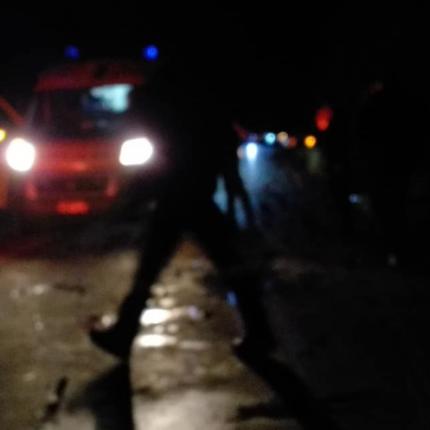Συγκλονιστικές εικόνες από το σημείο του τροχαίου.