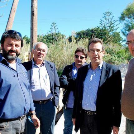 Έναρξη εργασιών κατασκευής του έργου της αποχέτευσης Γουρνών