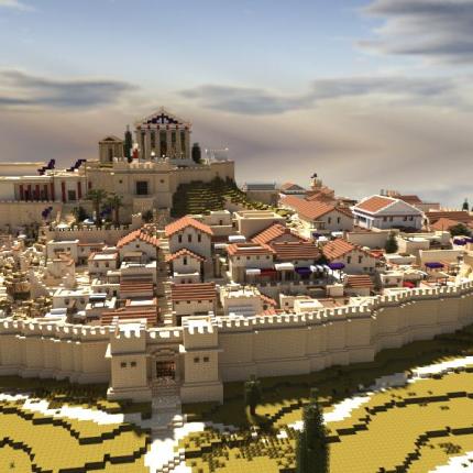 Η αρχαία Αμφίπολη με αέρα... Minecraft! (βίντεο)