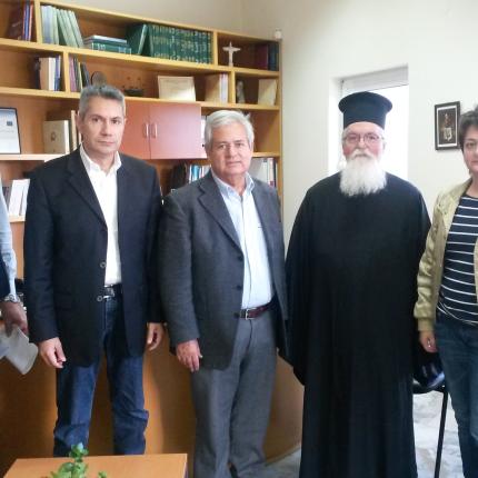 Συνάντηση Μητροπολίτη Ευγένιου και Κώστα Μαμουλάκη