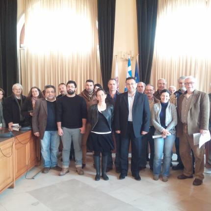 Η παρουσίαση της διακήρυξης της Λαϊκής Συσπείρωσης για τον Δήμο Ηρακλείου