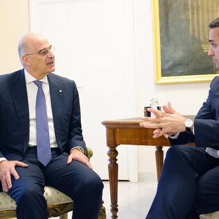  Νίκος Δένδιας, Λουίτζι Ντι Μάιο.
