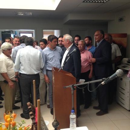 Στην ορκωμοσία του δήμου Βιάννου ο Λευτέρης Αυγενάκης