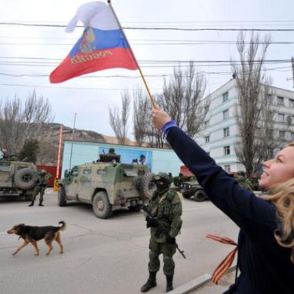 Κατάληψη Ουκρανικού τηλεοπτικού σταθμού από φιλορώσους