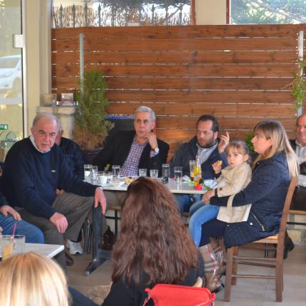 Στον 'Αγιο Ιωάννη βρέθηκε χθες ο Βασίλης Λαμπρινός