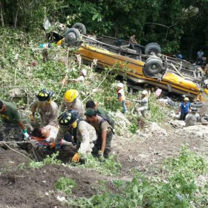 Τουλάχιστον 14 νεκροί σε δυστύχημα με λεωφορείο στην Ονδούρα