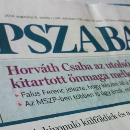 εφημερίδα αντιπολίτευσης ουγγαρία