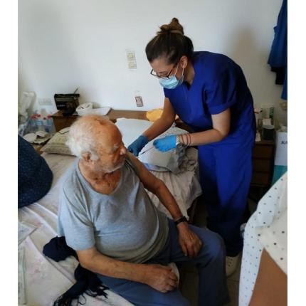 εμβολιασμός κατ'οίκον