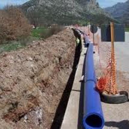 Συνεχίζονται τα έργα ύδρευσης στο Τυμπάκι