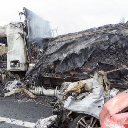 Στην ανακρίτρια Βέροιας ο 39χρονος οδηγός νταλίκας που σκόρπισε τον θάνατο στην Εγνατία Οδό