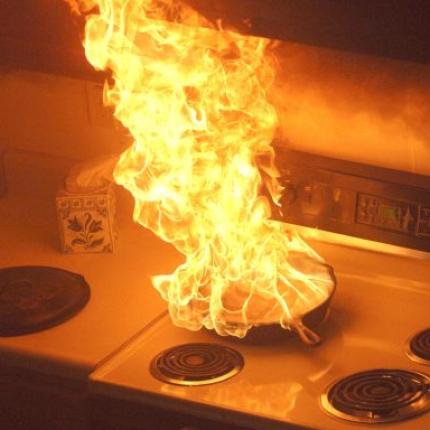 φωτιά κουζίνα