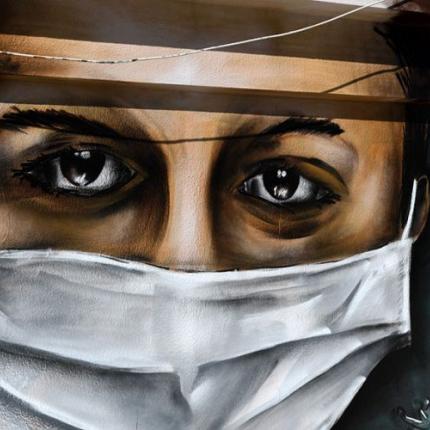 κορωνοϊός - γκράφιτι